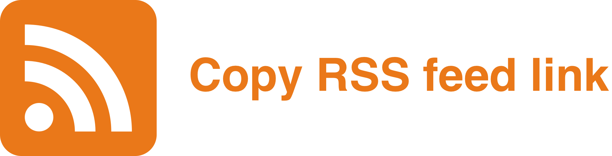 Copy RSS Feed Link